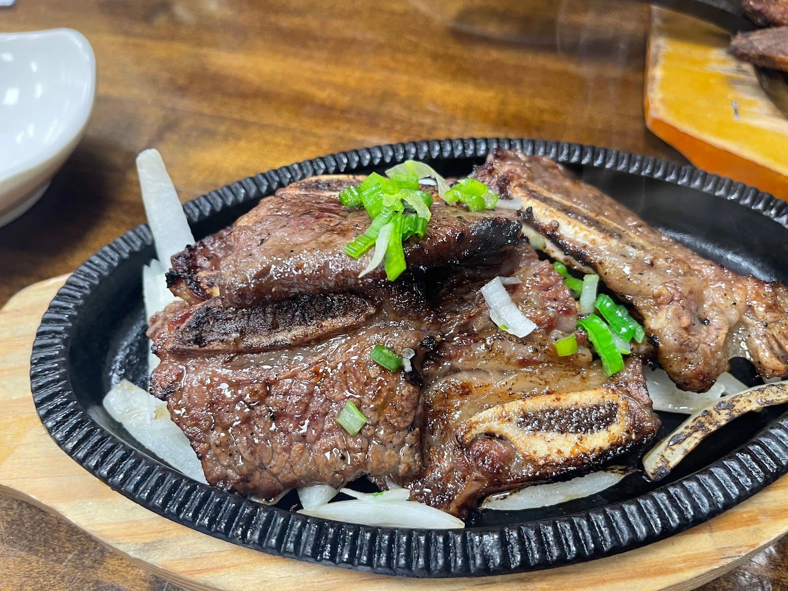 LA Galbi grilled short ribs